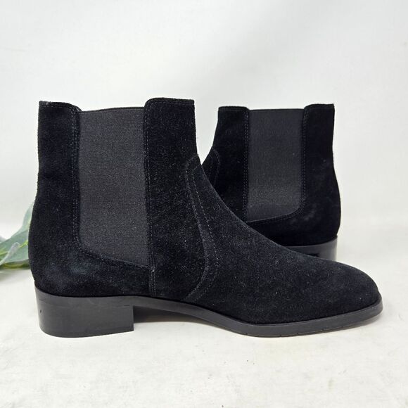 AQUATALIA Tamera Suede Slip On Classic Chelsea Boots 8.5 - Picture 7 of 14